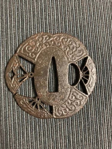 Japanese katana tosogu tsuba - japanese,