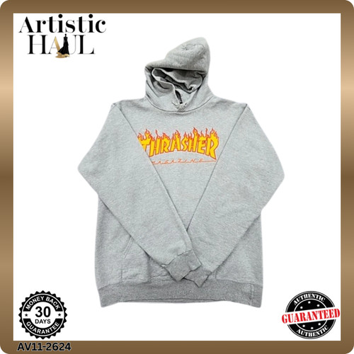 Felpa con cappuccio thrasher - con,