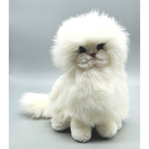 Peluche gatto dakin bianco - peluche,