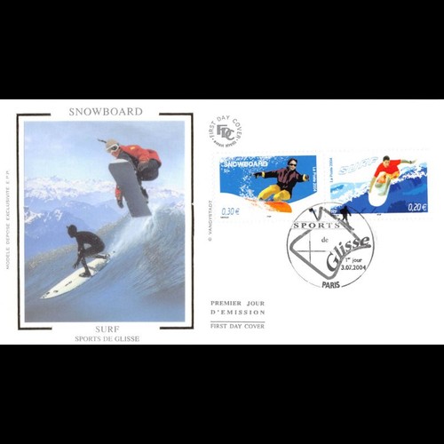 Fdc soie sports glisse - soie,