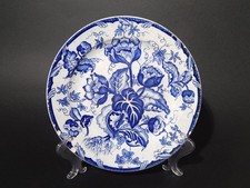 ANTICO PIATTO NINFEE CERAMICA RICHARD MILANO FINE 800 FLOW BLUE WATER NYMPH 2411