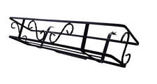 FIORIERA PER BALCONE REGOLABILE IN FERRO BATTUTO NERA 90X21X14CM