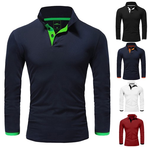 Polo uomo basic contrasto