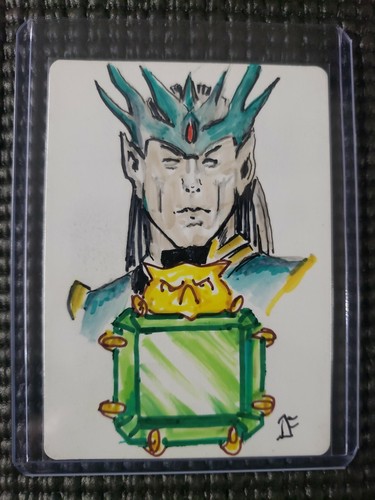 Mtg mox schizzo smeraldo dan - mtg,