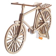  Modellino bicicletta automontante stile vintage meccanica bici statua fai da te legno bici