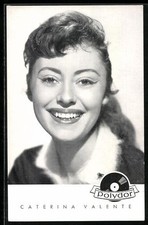 Cartolina Caterina Valente con treccia di cavallo, Polydor 