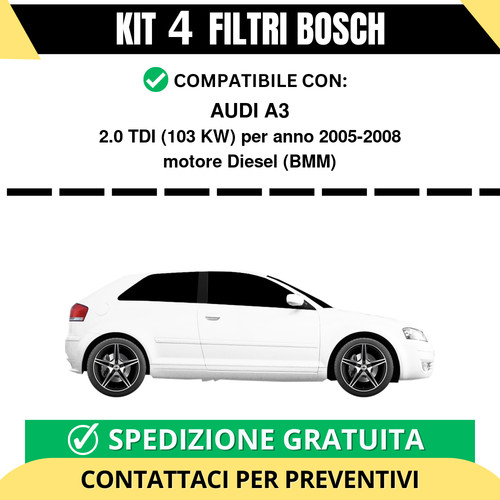 Kit filtri bosch audi 2 - kit,