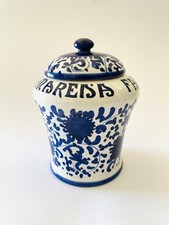 🟠 Vaso pubblicitario Amarena FABBRI Bologna in ceramica maiolica di Deruta