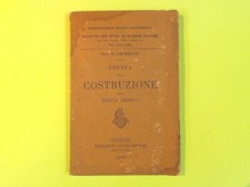 TEORIA DELLA COSTRUZIONE NELLA LINGUA TEDESCA LOCHMANN GIUSTI 1906