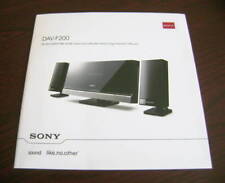 Catalogo SONY DAV - F 200 sound dépliant brochure tv lcd bravia home theatre dvd