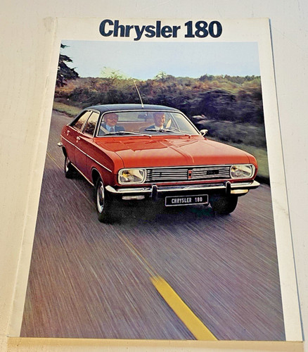 Brochure vente chrysler 180 - de,