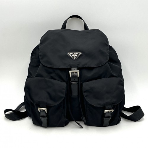 Zaino prada nylon nero tono - prada,