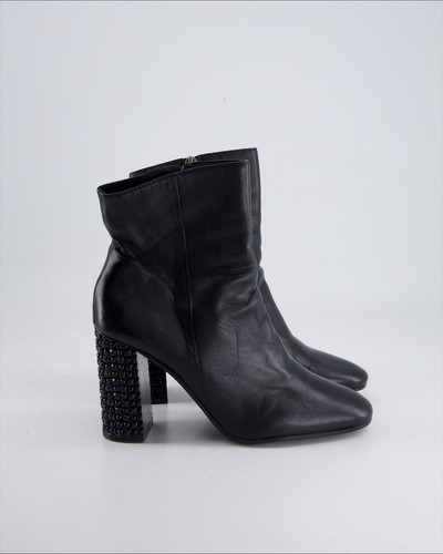 Stivaletto bruno premi pelle - premi,