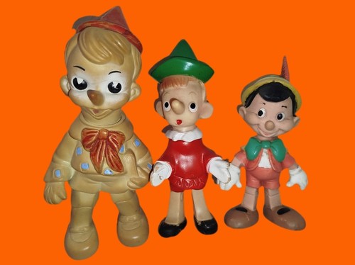 Pupazzi gomma pinocchio wdp - gomma,