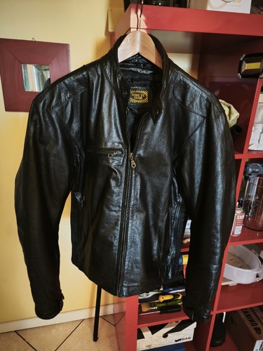 Giubbino moto uomo - giubbino, pelle