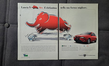 Clipping Pubblicità Advertising 1999 LANCIA Y   L'Elefantino