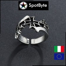 Anello Uomo Croce Gotica