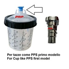 ADATTATORE TAZZE MONOUSO PPS PISTOLE SPRUZZO SATA sparay gun Adapter System PPS