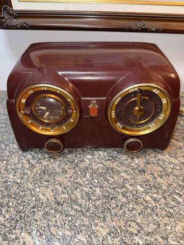 Radio orologio valvole - radio, a