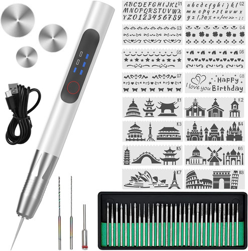 Penna elettrica per - penna, incisione