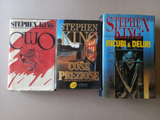 3 LIBRI DI STEPHEN KING - INCUBI E DELIRI / CUJO / COSE PREZIOSE