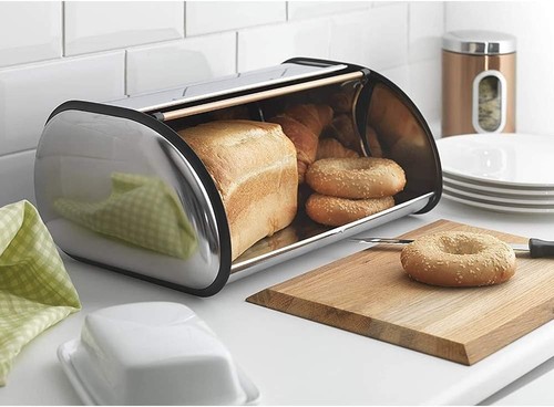 Portapane acciaio inox - portapane,