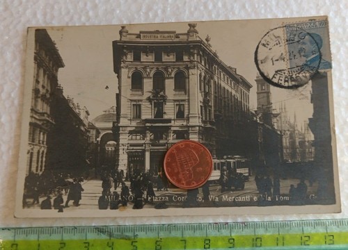 Milano 1924 via mercanti - via, "
