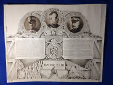 TATO-FUTURISMO-MILITE IGNOTO-STUPENDO POSTER CARTONATO-Cm.50x39-ORIGINALE