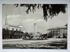 NOVENTA VICENTINA piazza monumento ai Caduti Vicenza vecchia cartolina 