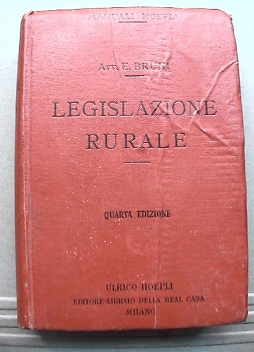 Legislazione rurale enrico - legislazione,