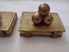 2 ANTICHE SCULTURE LEGNO