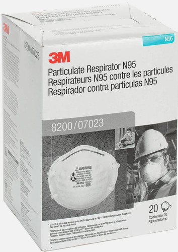 8200 n95 maschera viso - 8200,
