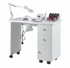 Tavolo manicure con aspiratore