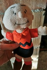 Charlie Brown Pupazzo Stoffa Peanuts Vintage come nuovo