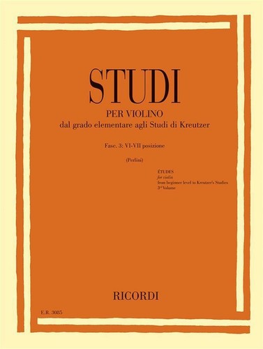 Studi per violino fasc - studi,