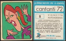 CANTANTI 72 PANINI - VIGNETTA 8 CATERINA CASELLI - PROSDOCIMI NEW