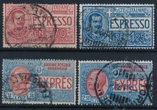 1925/26 - ITALIA LOTTO 4 FRANCOBOLLI ESPRESSO N.11/14 CAT € 240,00  USATO  - 416