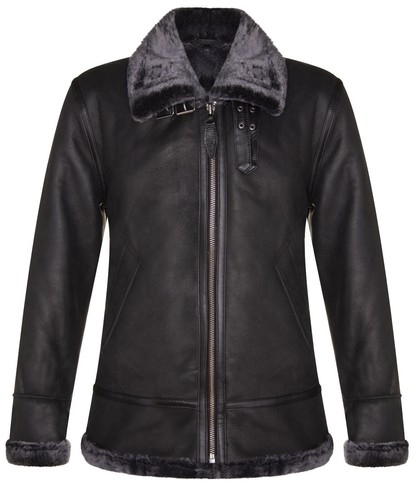 Giacca uomo nera pelle - b3,
