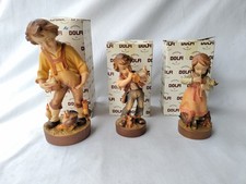 Lotto 3 figurine vintage DOLFI