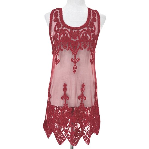 Abito smanicato donna maglia