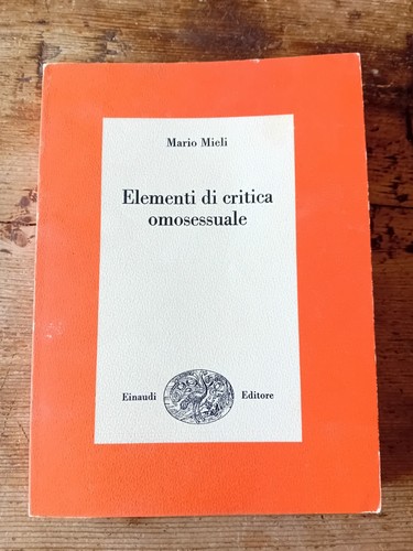 Mario mieli elementi di - mario,