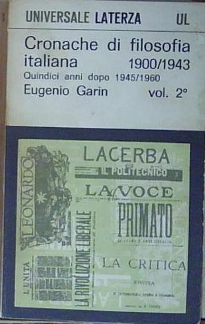 Garin cronache filosofia - di,
