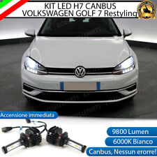 KIT LED VW VOLKSWAGEN GOLF 7 VII RESTYLING LAMPADE H7 6000K 9800 LUMEN CANBUS