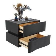 Comodino moderno stretto con 2