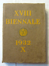 XVIII (18) ESPOSIZIONE INTERNAZIONALE ARTE BIENNALE VENEZIA 1932 CATALOGO 1° ED