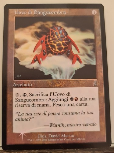 Foil uovo sangueombra - foil, di