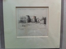 COSIMO DE GIORGI - CASTELLO DI CAROVIGNO 1882 - LITOGRAFIA