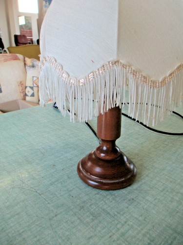 Abajour vintage base legno - abajour, (base