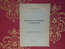 Donati bruciatori ed apparecchi di combustione 1952 autografo