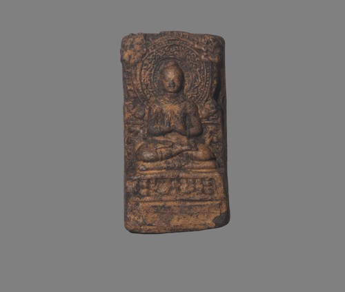 Antica statua buddista khmer - antica,